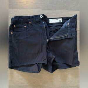 Rag & Bone black jean shorts